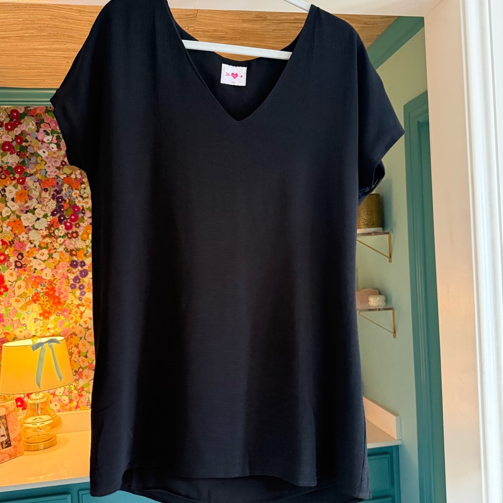 Buddy Love Black V-Neck Women's Dress